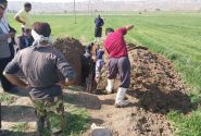 رفع شکستگی خط انتقال آب ۳ روستای شهرستان گیلانغرب