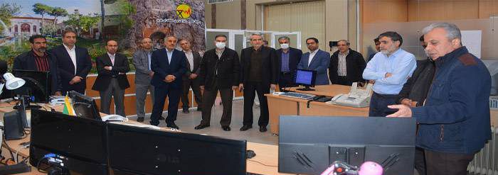 سرپرست معاونت هماهنگی امور عمرانی استانداری کرمانشاه از مرکز کنترل ديسپاچينگ و راهبری شبکه برق غرب کشور بازديد کرد