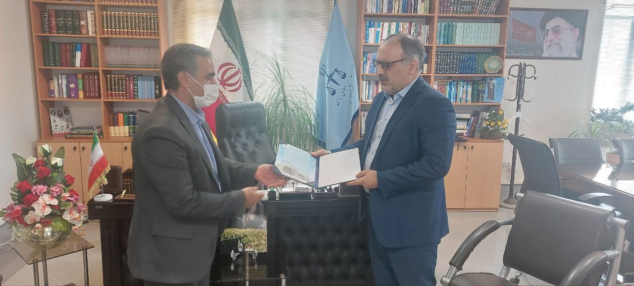 دیدار نوروزی مدیر مخابرات کرمانشاه با دادستان عمومی و انقلاب استان