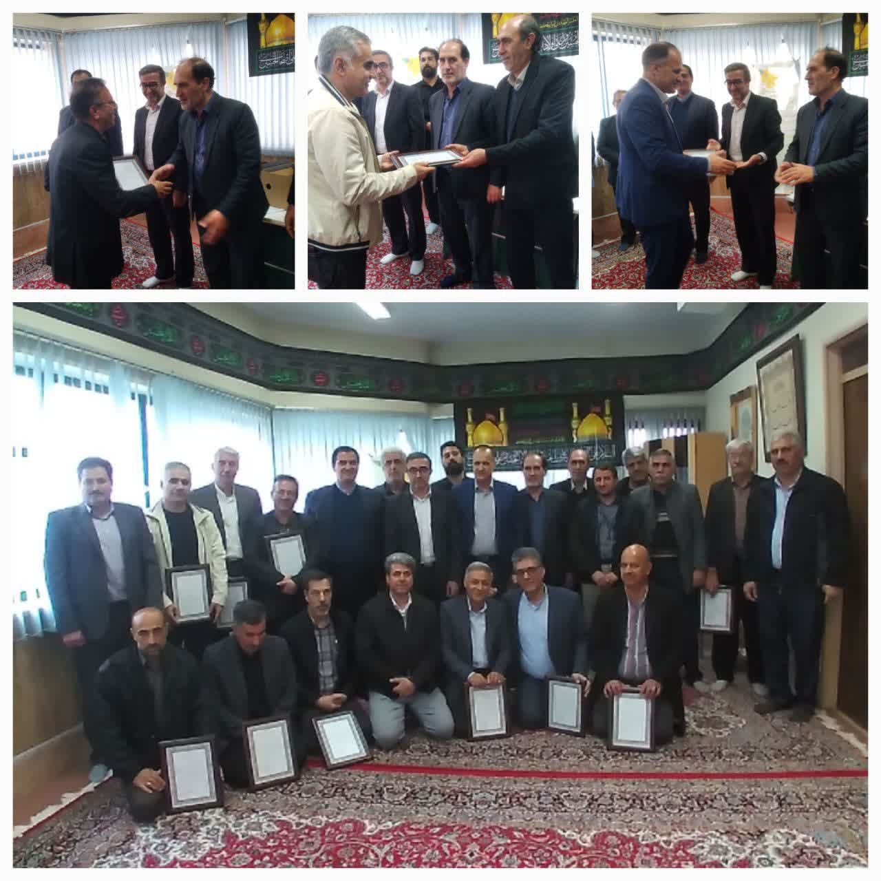 تجلیل از بازنشستگان امور آب و فاضلاب شهرستان کرمانشاه