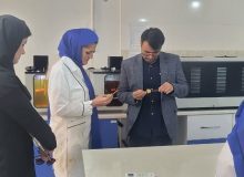 بازدید نظارتی از آزمایشگاه اکسیر آزمای بیستون شهرستان قصرشیرین