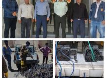 جمع آوری ۸ دستگاه ماینر غیرمجاز در برق مرکز کرمانشاه