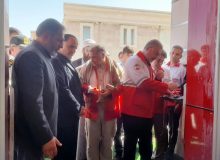 قرارگاه اربعین جمعیت هلال احمر در مرز خسروی افتتاح شد