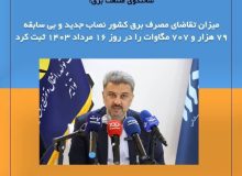 نصاب جدید میزان تقاضای مصرف برق کشور