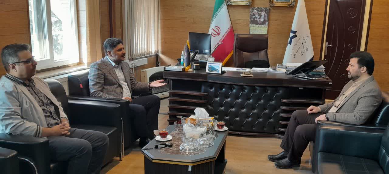 دیدار مدیر کل خدمات بازرگانی استان کرمانشاه با رئیس بسیج رسانه ناحیه کرمانشاه