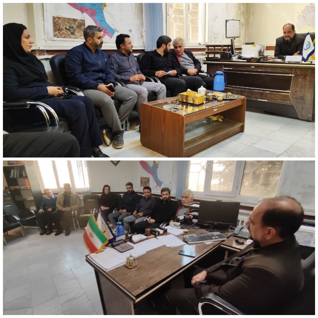 بازدید معاونت خدمات مشترکین و درآمد شرکت آبغا کرمانشاه از امور آبفای دالاهو