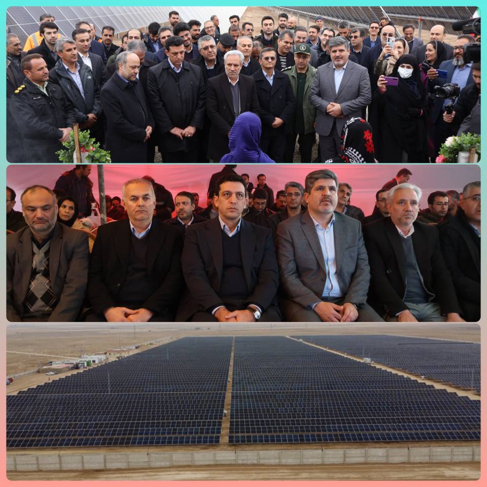 افتتاح نیروگاه خورشیدی ۱۳ مگاواتی شهرستان قروه