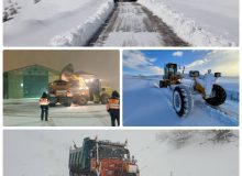 برف‌روبی در ۱۵ هزار کیلومتر باند از جاده‌های کرمانشاه