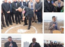 آغاز عملیات احداث نیروگاه خورشیدی ۳ مگاواتی سراب نیلوفر کرمانشاه