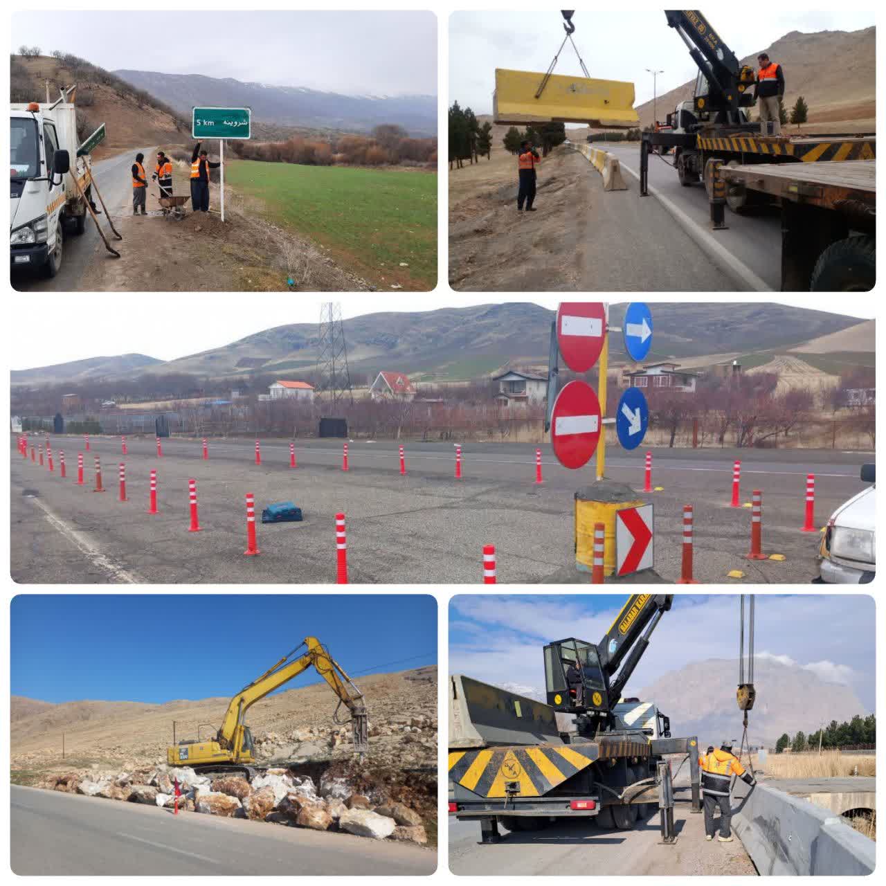 خطکشی بیش از ۴ هزار و ۶۵۰ کیلومتر از راههای استان کرمانشاه