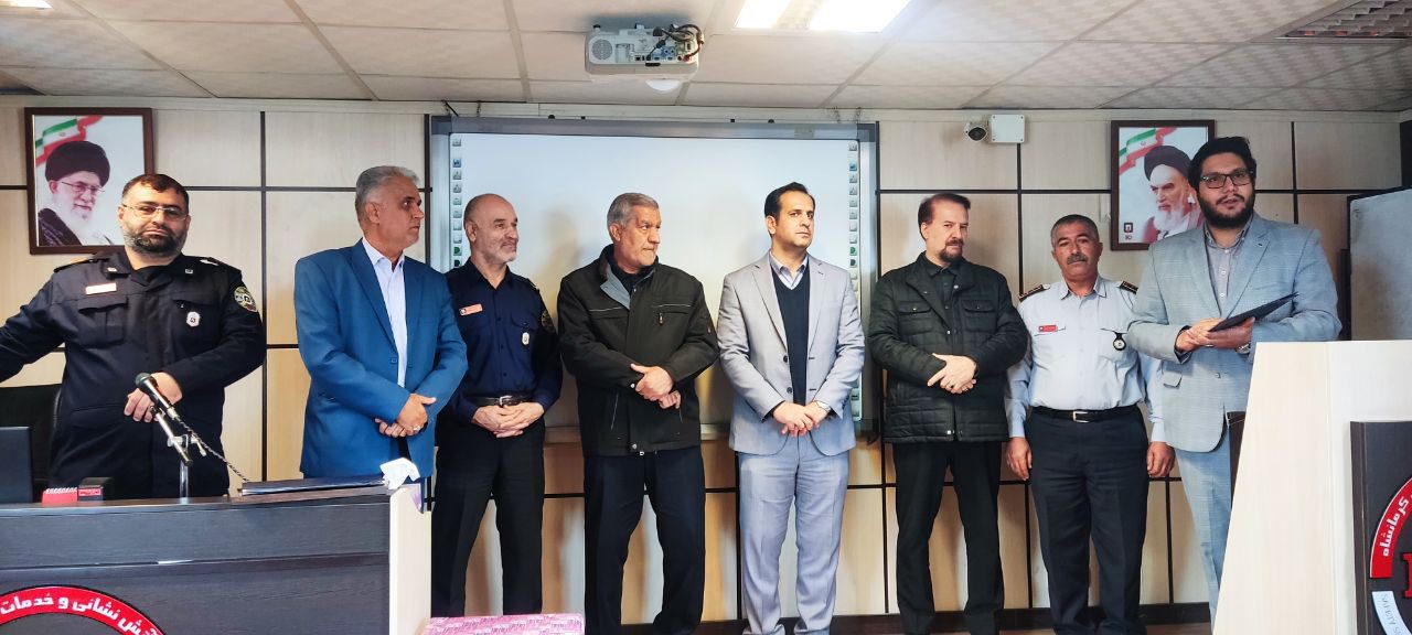 معرفی سرپرست جدید سازمان آتش‌نشانی کرمانشاه