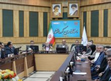 نشست استاندار کرمانشاه با جمعی از صاحبان صنایع و خیرین استان