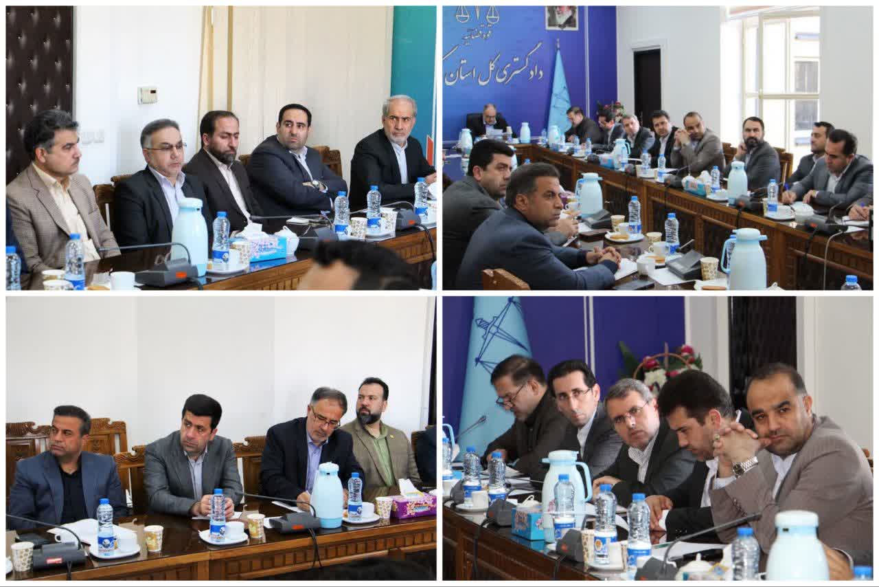 نخستین نشست شورای قضایی استان کرمانشاه در سال ۱۴۰۴