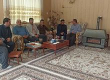 دیدارمشاور مدیرعامل شرکت مخابرات ایران در امورایثارگران با خانواده شهدا پاوه