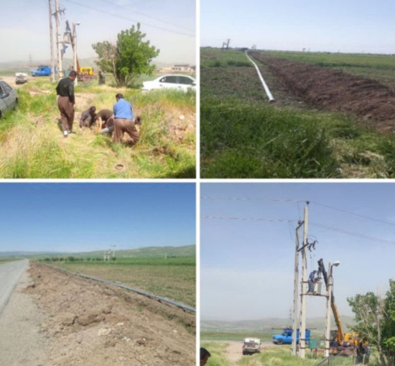 اجرای ۵ کیلومتر لولهگذاری در مجتمع “نهرابی” روانسر