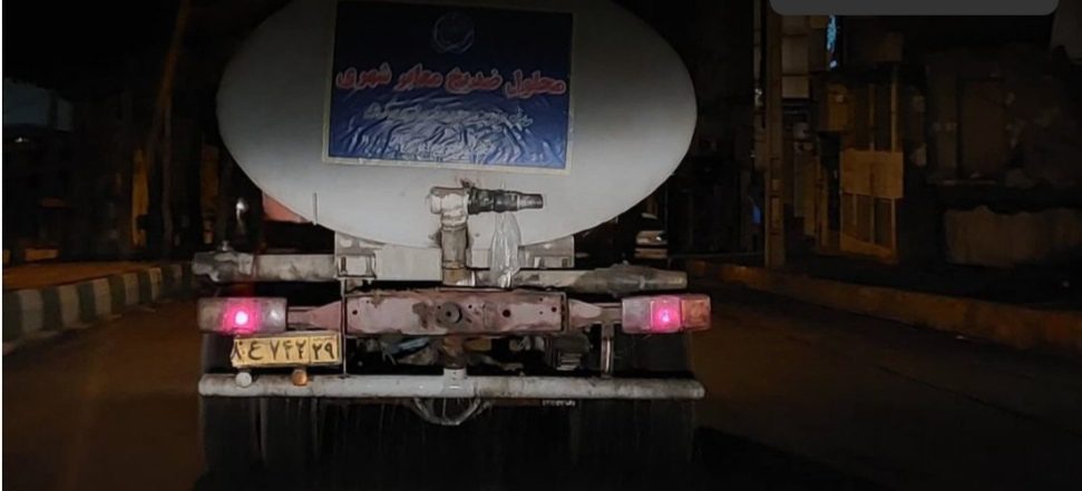 پخش ۱۲۰ هزار لیتر محلول ضد یخ در معابر کرمانشاه