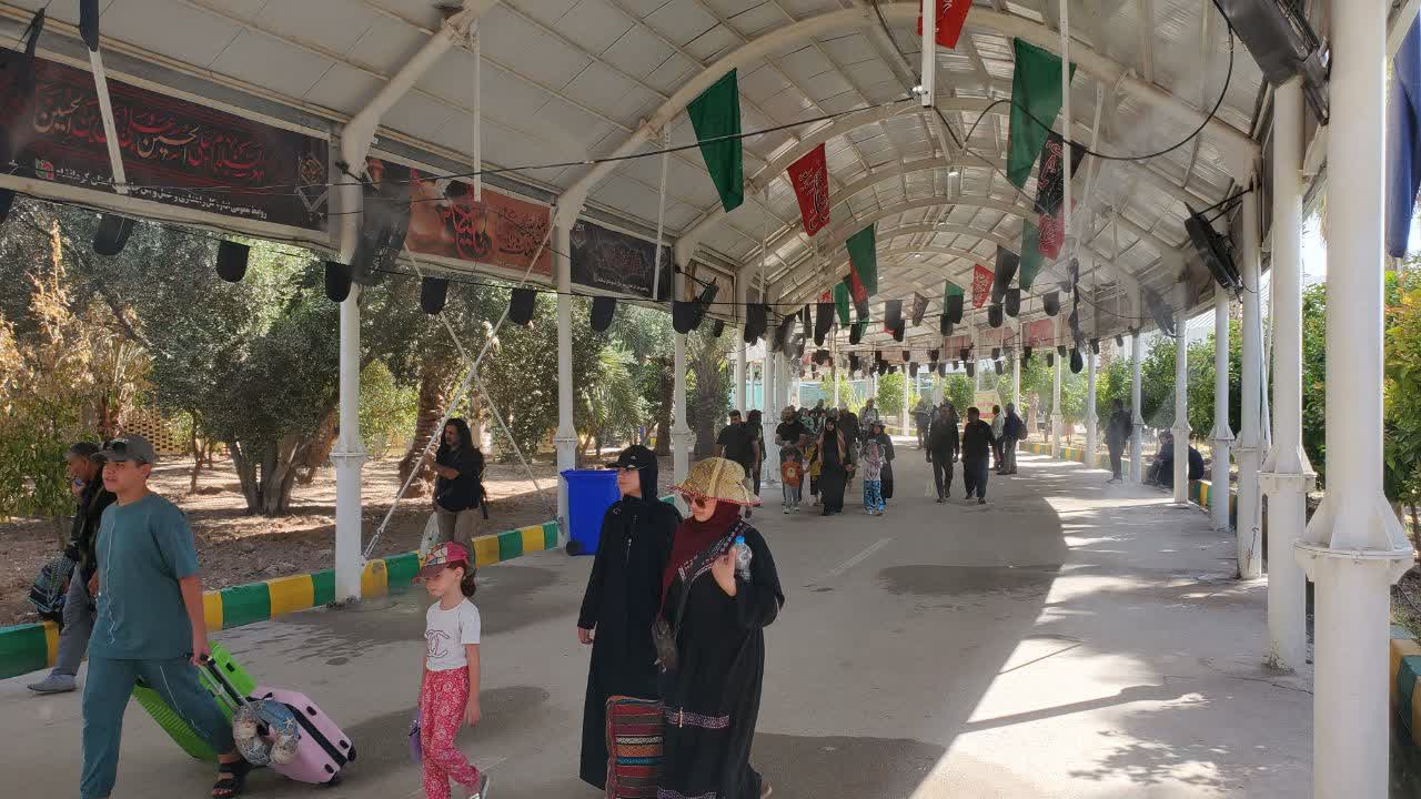 افزایش چشمگیر تردد زوار اربعین از مرز خسروی