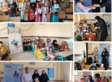 کودکان روستای شاهینی سفلی؛ حامیان کوچک آب شدند