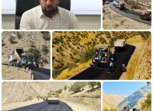 حرکت جهادی راهداری کرمانشاه با اجرای ۵۱۵ کیلومتر عملیات آسفالتی