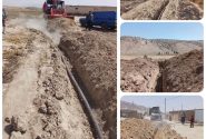اصلاح و بازسازی ۱۳ کیلومتر از خطوط انتقال آب در روستاهای سرپل‌ذهاب