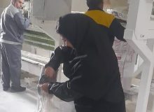 بازدید کارشناسی از کارخانه‌های آرد اسلام‌آبادغرب برای پایش کیفیت گندم و آرد