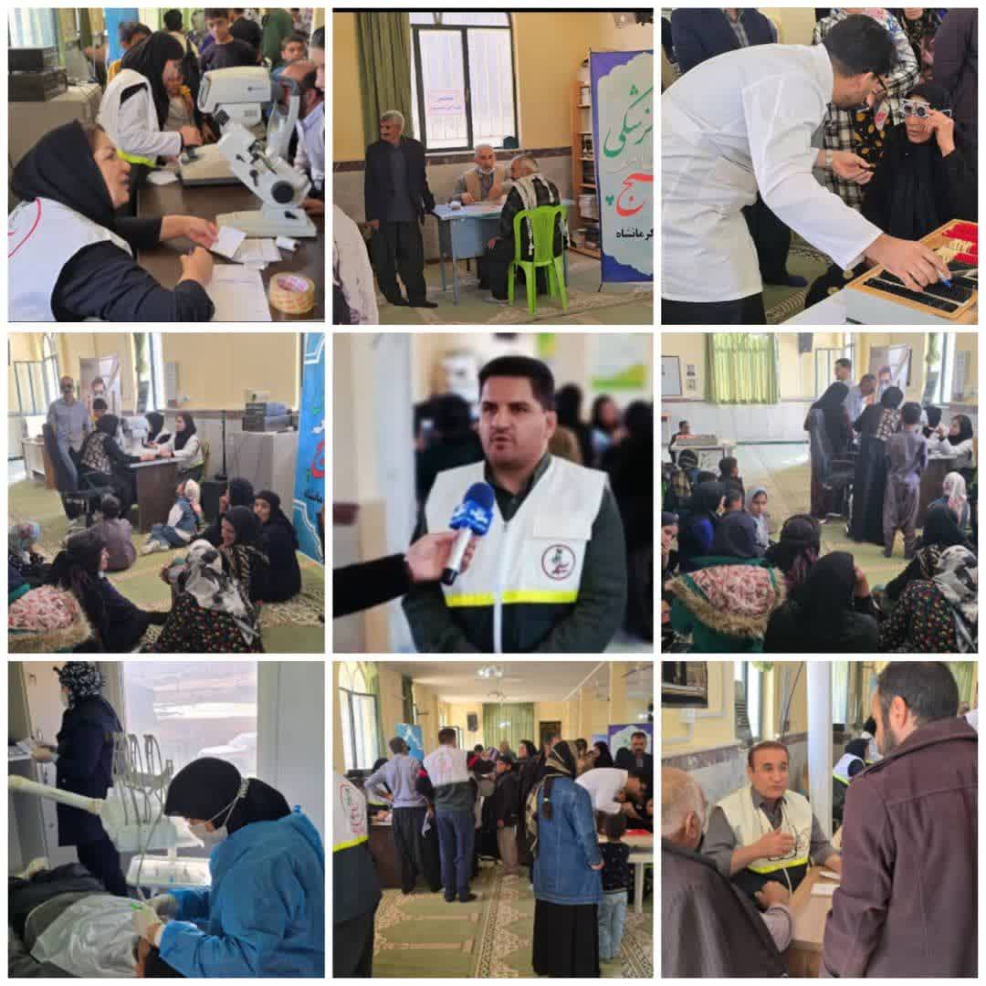 ثبت حماسه بزرگ خدمترسانی درمانی رایگان در منطقه کمبرخوردار طاویران