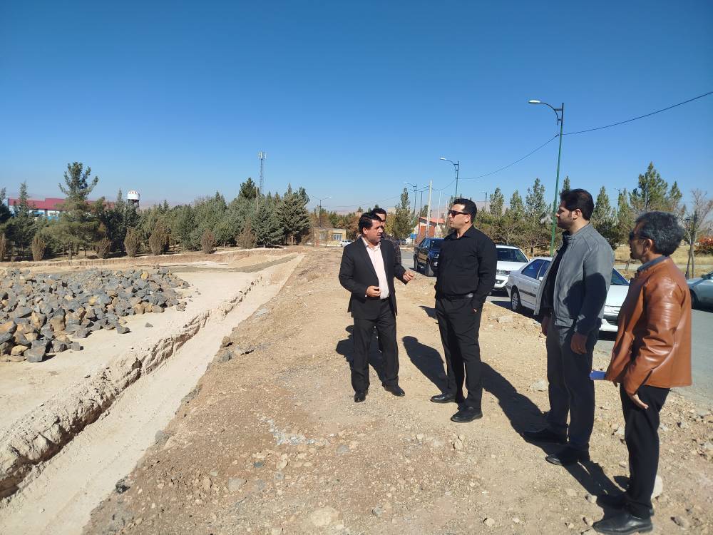 بازدید جعفر الفتی نیا از پروژه پست ۶۳/۲۰ کیلوولت شهرک صنعتی سنقر