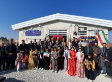 مراسم بهره برداری مدرسه ۲ کلاسه خیری حضرت محمد (ص) روستای تپه‌کوئیک