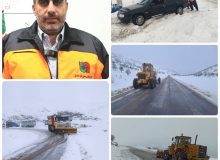 برف‌روبی بیش از ۵ هزار کیلومتر‌ باند از محورهای مواصلاتی استان کرمانشاه