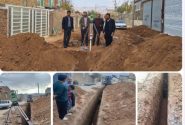 اجرای ۴ کیلومتر شبکه جمع‌آوری فاضلاب در گیلان‌غرب