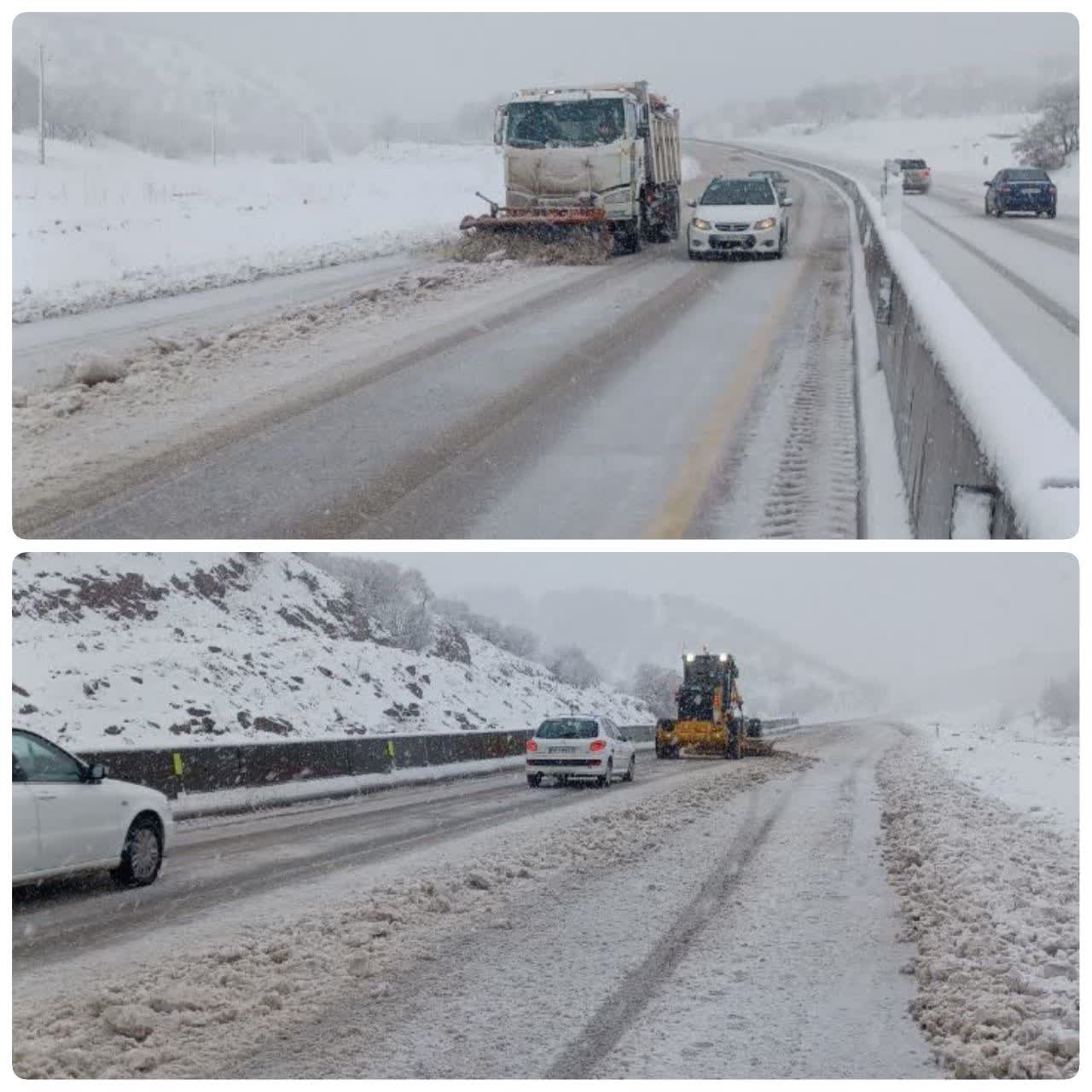 برف‌روبی ۴۷۳۰ کیلومترباند و امدادرسانی به ده‌ها خودروی گرفتار