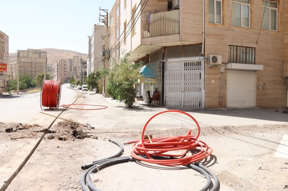 بهداری کرمانشاه در مسیر فیبرنوری