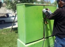 ایمن‌سازی ۶۲ کافوی مرکز تلفن فجر کرمانشاه برای جلوگیری از سرقت تجهیزات مخابراتی
