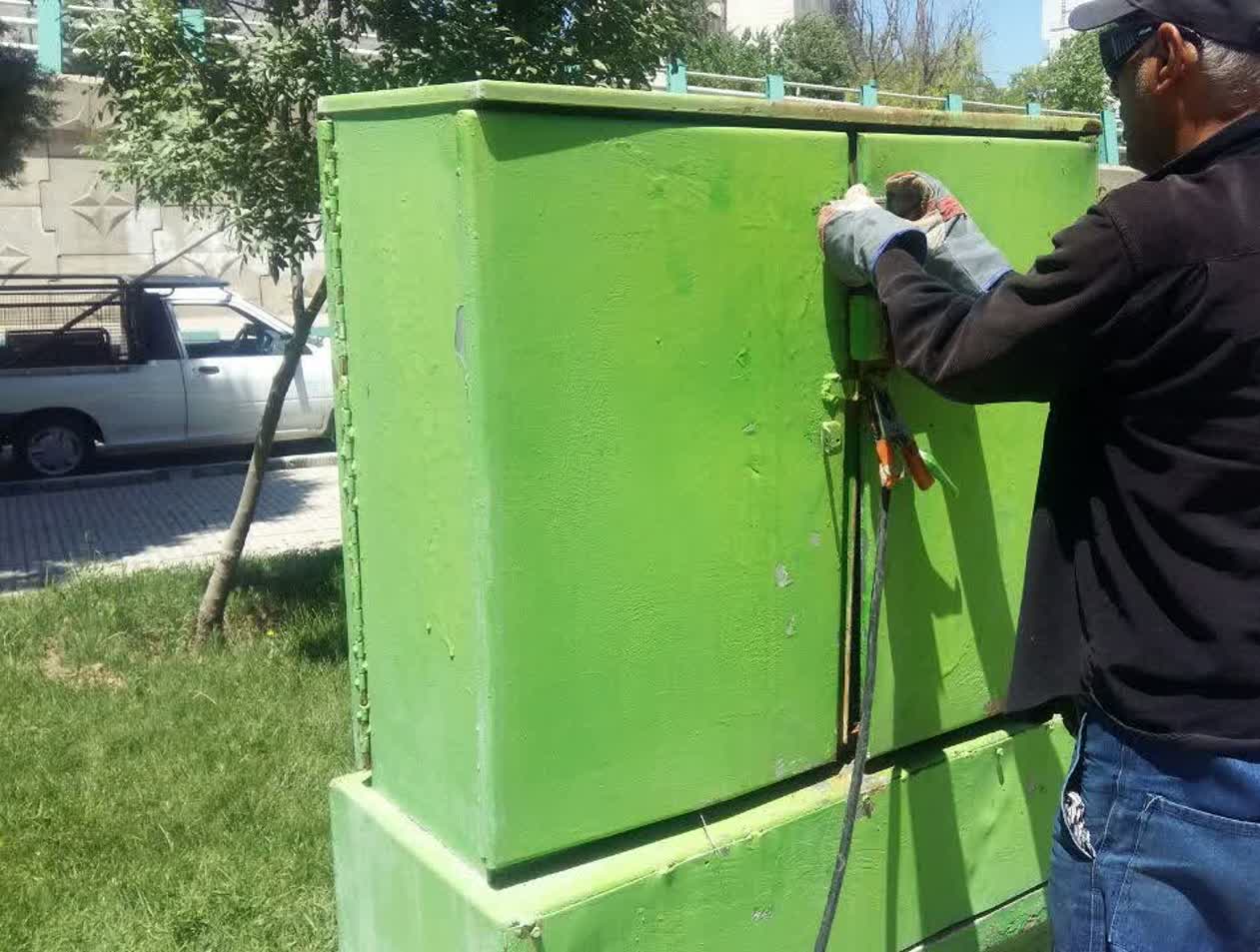 ایمن‌سازی ۶۲ کافوی مرکز تلفن فجر کرمانشاه برای جلوگیری از سرقت تجهیزات مخابراتی
