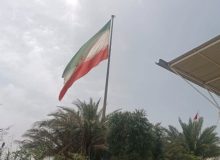 برافراشته شدن پرچم ۴۰ متری ایران در نقطه صفر مرزی خسروی