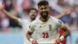 رامین رضاییان در لباس تیم ملی در جام جهانی فوتبال 2026 رامین رضاییان در لباس تیم ملی در جام جهانی فوتبال 2026